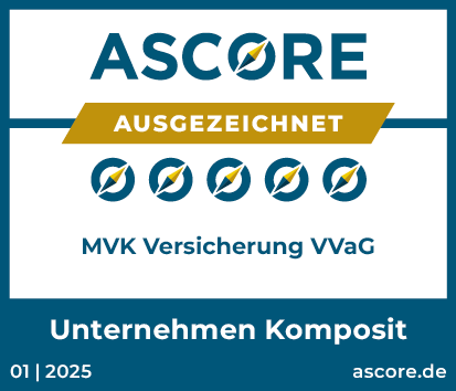 ASCORE Auszeichnung - Unternehmen Komposit - Ausgezeichnet